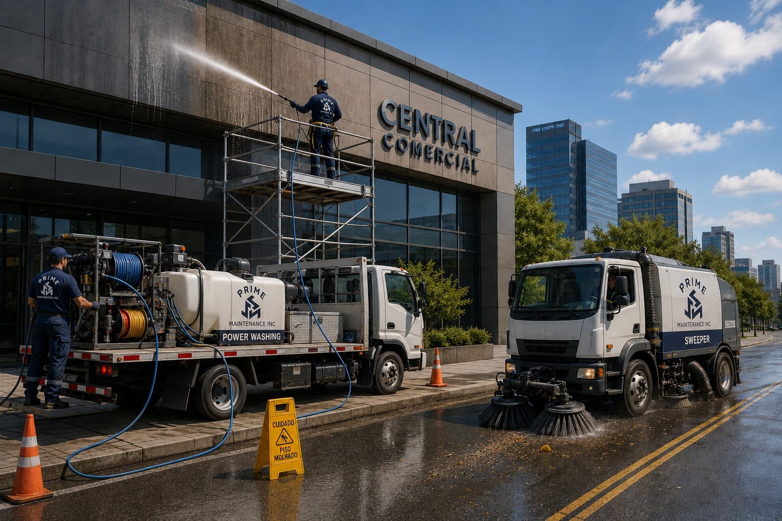 Prime Commercial Property Maintenance and Power Washing